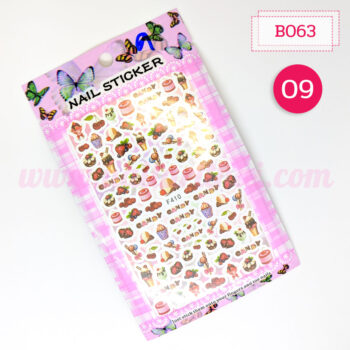 สติ๊กเกอร์ติดเล็บ ประดับเล็บ